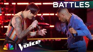 Danny Joseph and Deon Jones Go Deep Singing "It's a Man's, Man's, Man's World" | Voice Battles | NBC