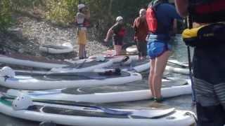 Down River Stand Up Paddle Boarding with Wildwater River Guides
