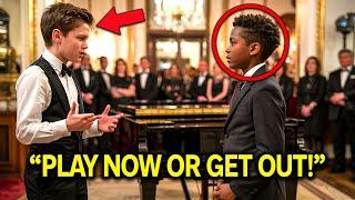 A Black Boy Was Mocked for Touching a Rich Boy's Piano – Seconds Later, He Leaves Everyone SHOCKED!
