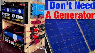 Solar Power Year Round Without a Generator