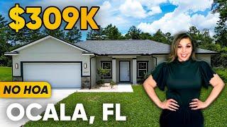 Move-In Ready 2024 Home in Ocala, FL on OVER 1/3 ACRE FOR SALE! NO HOA