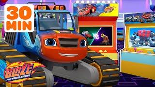 Blaze's ARCADE! ️ #5 | Blaze vs. Blaze, Crusher's Robots & MORE ️ | Blaze and the Monster Machines