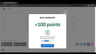 Salesforce Trailhead - Maintain Your Administrator Certification for Spring ’24