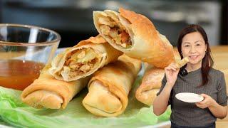 Crispy Egg Rolls easy to make at home | Can't believe it's not deep fried
