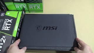 Unboxing MSI GeForce RTX™ 3060 Ti VENTUS 2X 8G OCV1 LHR