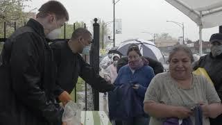 St. Rita of Cascia Catholic Church Food Distribution, Chicago, IL.