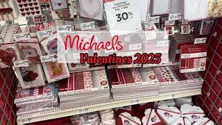 Valentines scrapbooking @ Michaels 2025 ON SALE / shop with me