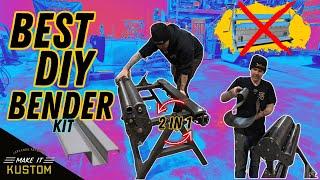 AMAZING DIY Sheet Metal BRAKE & ROLL Bender Cheap and EASY! How-To Build OUR KIT!