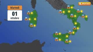 Meteo, previsioni meteo Martedì 01 ottobre 2024