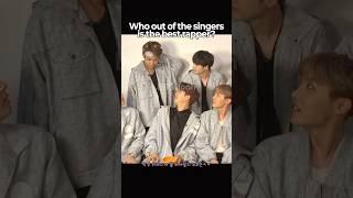 Who out of the singers is the best rapper? #bts #jungkook #v #btsshorts #btsedits #taehyung