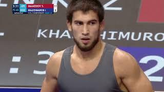 Shamil MAMEDOV (AIN) vs. Ikromzhon KHADZHIMURODOV (KGZ) | Seniors World Championships 2023 | Qualifi