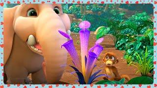 Purple Valentine Flower | Jungle Beat | Cartoons for Kids | WildBrain Happy