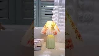Vintage Pleated Table Lamp