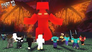 Season 5 Part 12 DOOMS DAY : THE FINAL BATTLE HEROBRINE VS DARK HEROBRINE - MONSTER SCHOOL