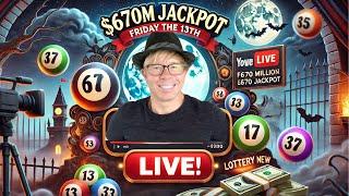 $695 M Friday the 13th Jackpot! Live Lottery News with Timothy Schultz