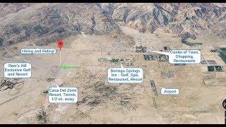 Land For Sale: Borrego Springs CA - Desirable Corner Lot, Utilities, in Vacation Home Neighborhood!