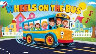 Wheel on the bus.zigzag tv nursery rhymes and kids poems.