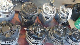 1uz and 3uz Alternator.  Some of the options for different alternators including upgrades