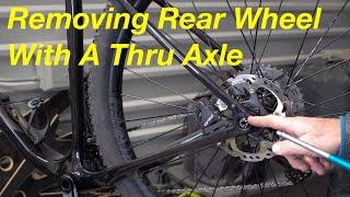 Tips and Tricks for Thru Axle Rear Wheel Removal  (Step by Step in 4K)