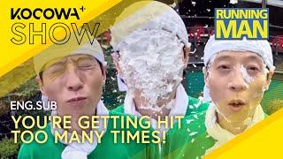 PIE FACE: Hit with Cream 3 Times! Guess Who Is the 'Unlucky Champ'  | Running Man EP719 | KOCOWA+