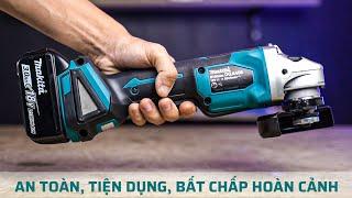 Mài Góc Pin 18V Makita DGA408 - Nhiều Công Nghệ Đỉnh, Đem Đi Bất Cứ Đâu, Dùng Bất Kì Ngóc Ngách Nào