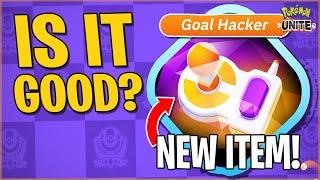 NEW Item GOAL HACKER Test! Is It GOOD?? | Pokemon Unite