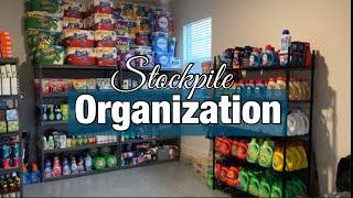 STOCKPILE & GARAGE ORGANIZATION/DECLUTTER| HOW TO ORGANIZE A COUPONING STOCKPILE