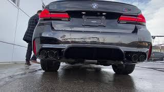 2021 BMW M5 M competition cold start + Exhaust sound