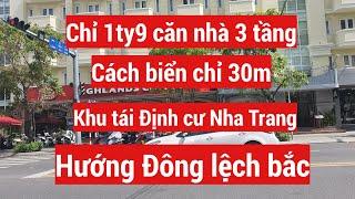 Chỉ 1ty9 căn nhà 3 tầng đã hoàn công với 103,9m2 sàn, khu tái định cư, cách biển và cảng chỉ 30m