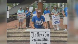 Florida Times-Union Guild demands better wages for local journalists at Friday rally