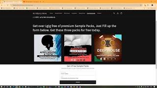 Free Three Sample Packs Giveaway (Over 1Gig) - Amapiano, Afro House, Deep House