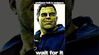 ||Professor hulk vs incredible Hulk||#marvel #mcu #shortsfeed #shorts