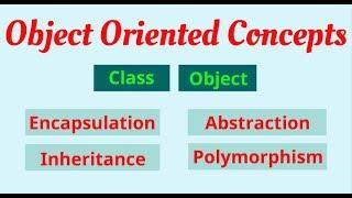 Object Oriented Concepts