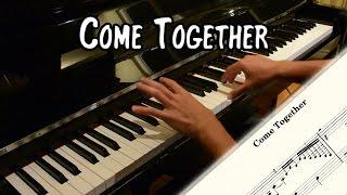 The Beatles - Come Together (piano cover & free sheet music)