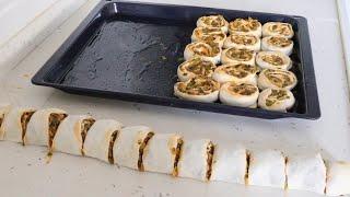 Roll the dough with only LEEK stuffing and bake. PRACTICAL AND DELICIOUS5