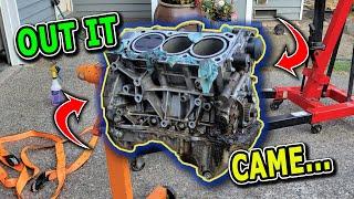 2008 Acura MDX Engine BLOCK Removal - Part 2 of 2