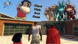 Franklin And Shinchan playing Giant Hide and Seek In GTA 5 #boomeruncleplays