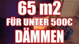 65m2 für unter 500€ dämmen, mit Einblasdämmung Heizkosten & Energiekosten sparen