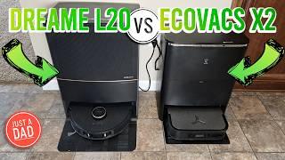 Dreame L20 Ultra  vs Ecovacs Deebot X2 Omni Robot Vacuum & Mop COMPARISON  *AMAZING*