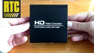 SCART to HDMI HD video converter adapter with cable