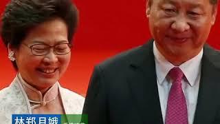 林郑月娥哽咽着诉苦道：她没有辞职的自由
