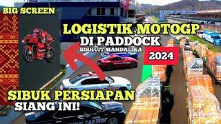 Sibuk Di paddock sirkuit mandalika jelang MotoGP 2024!