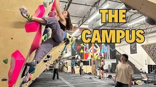 The Campus Gym Tour + Bouldering Session