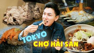 Japan Food Tour #8: Chợ hải sản ở Tokyo, xếp hàng quá mệt nhưng nhiều món ngon