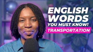 TOPICAL ENGLISH VOCABULARY | ENGLISH WORDS ABOUT TRANSPORTATION