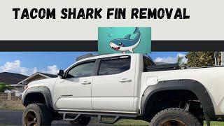 Tacoma shark fin antenna removal