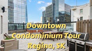 Downtown condominium tour in Regina, Saskatchewan