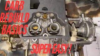 Easy Carburetor Rebuild Tutorial | Rebuilding Ford Motorcraft/Autolight 2150 Carb Rebuild Basics