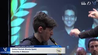 Dmitry Pinchuk plays A. Glazunov - Concerto for Sax (Andorra Saxfest 2024 Final Round)