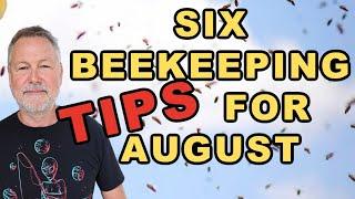 6 Beekeeping Tips For August | New Beekeepers Do Not Overlook
